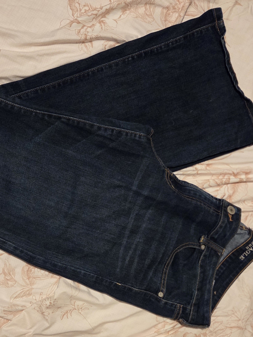 Women's Dark Blue Straight-Leg Jeans